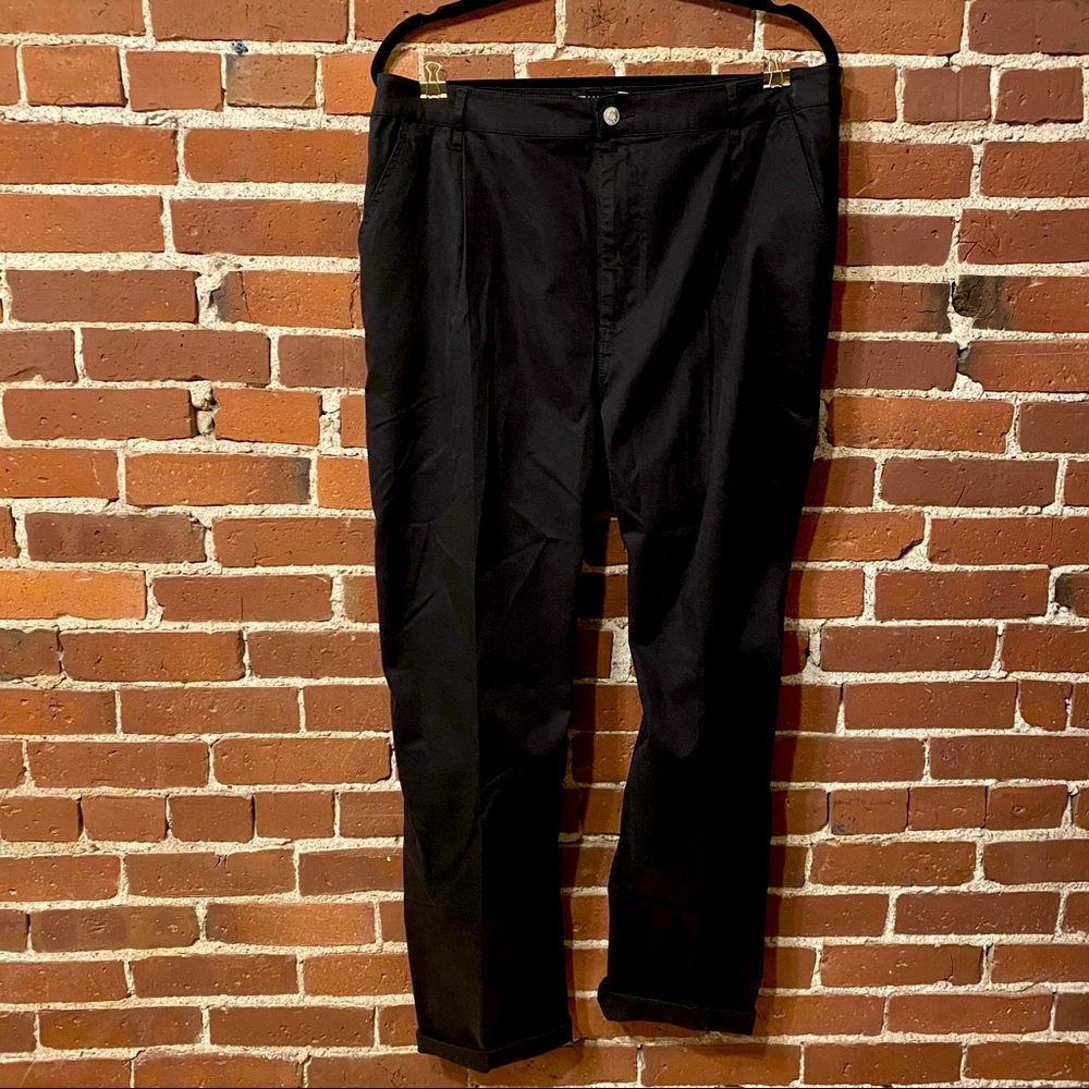 ASOS black chino pants